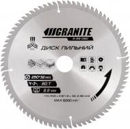 Пиляльний диск GRANITE 250x32 Z80 5-25-080