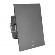 Кнопка звонка одноклавишный HausMark INO без подсветки серый WS-Bell-GP-Gray