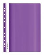 Скоросшиватель А4 с прозрачным верхом фиолетовая Nota Bene