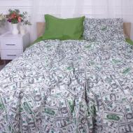 Наволочка бязь 17-0589 Dollars 60x60 см мульти MirSon