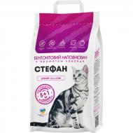 Наполнитель бентонитовый Стефан мини 0,4х1,5 мм розовый 6 кг