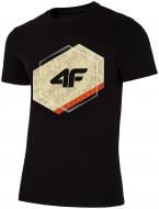 Футболка 4F H4L19-TSM010-20S S чорний Футболка 4F H4L19-TSM010-20S S чорний