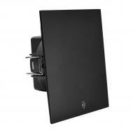 Выключатель проходной одноклавишный HausMark INO без подсветки черный WS-GP-Black