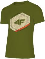 Футболка 4F H4L19-TSM010-43S р.M хаки