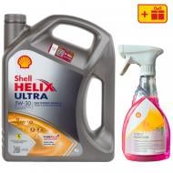 Моторне мастило SHELL промонабір Helix Ultra 4 л + Insect Remover, 0,5 л Helix Ultra 5W-30 4 л (ТОВ-У513175)