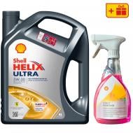 Моторне мастило SHELL промонабір Helix Ultra 4 л + Insect Remover, 0,5 л Helix Ultra 5W-30 4 л (ТОВ-У513175)