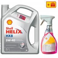 Моторное масло SHELL промонабор Helix HX8 4 л + Insect Remover 0,5 л 5W-40 4 л (ТОВ-У513180) Моторное масло SHELL промонабор Helix HX8 4 л + Insect Remover 0,5 л 5W-40 4 л (ТОВ-У513180)