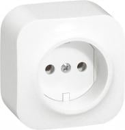 Розетка без заземления Legrand Forix без шторок без крышки белый 782410