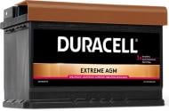 Аккумулятор автомобильный Duracell Extreme AGM 70Ah 720A 12V DE70AGM «+» справа (DE70AGM)