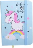 Книга для записей Unicorn on the rainbow А7 80 листов