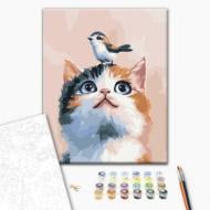 Картина по номерам Маленькие друзья 30x40 см Brushme