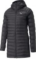 Куртка жіноча зимова Puma PACKLITE PRIMALOFT LONG HOODED JACKET 84940601 р.L чорна