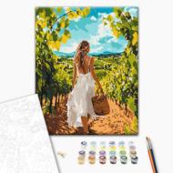 Картина по номерам Виноградная аллея 40x50 см Brushme