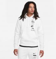 Джемпер Nike CLUB+ BB PO HOODIE MLOGO DX0783-030 р. S бежевый