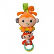 Игрушка-подвеска Infantino мягкая музыкальная Обезьянка 216325I Игрушка-подвеска Infantino мягкая музыкальная Обезьянка 216325I