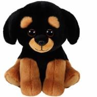 М'яка іграшка TY Beanie Babies Ротвейлер Trevour 15 см чорний із коричневим 42250