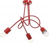 ВИТРИНА! Люстра потолочная ALFA Tango 3x60 Вт E27 красный 23183