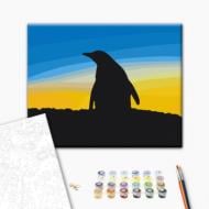 Картина по номерам Сине-желтое небо Антарктики ©Сергій Глотов 40x50 см Brushme