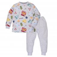 Пижама детская для мальчика Татошка р.110 серый меланж 0102202так