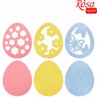 Набор фетровых заготовок Пасхальные яйца 16,5х8 см 12 шт. 29041 Rosa Talent