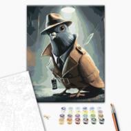 Картина по номерам Spijuniro Golubiro 40x40 см Brushme