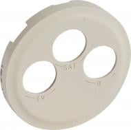 Накладка на механізм розетки Legrand Celiane TV/FM/SAT слонова кістка 66233