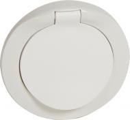 Накладка на механізм розетки Legrand Celiane 2К+З з кришкою білий 67841