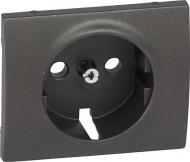 Накладка на механизм розетки Legrand Galea Life 2К+З темная бронза 771220