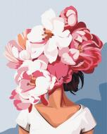 Картина по номерам Премиум Пионы в голубизне PBS52156 40x50 см Brushme