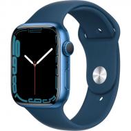 Смарт-годинник Apple Watch Series 7 GPS 45mm blue Aluminium Case with Abyss Blue Sport Band (MKN83UL/A)