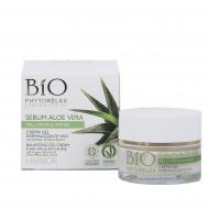 Крем для обличчя день-ніч Phytorelax Sebum Aloe Vera для жирної та комбінованої шкіри 50 мл