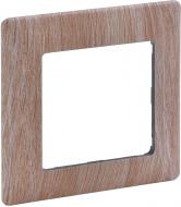 Рамка одноместная Legrand Life универсальная дерево светлое 754181