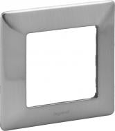 Рамка одноместная Legrand Life универсальная сталь 754151