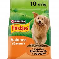 Корм сухой FRISKIES by Purina Balance для взрослых собак с курицей, говядиной и овощами 10 кг