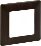 Рамка одноместная Legrand Life универсальная темное дерево 754171