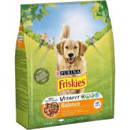 Корм для дорослих собак для усіх порід Friskies з куркою і овочами 2,4 кг