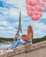 Картина по номерам Премиум Лучший день в Париже PBS32297 40x50 см Brushme