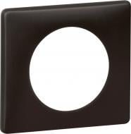 Рамка одноместная Legrand Celiane универсальная черный перкаль 66741