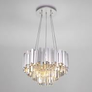 ВИТРИНА! Люстра подвесная Strotskis Piano 6x60 Вт E14 серебро 308/6