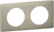 Рамка двухместная Legrand Celiane универсальная грин перкаль 66712