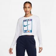 Футболка Nike W NKCT DF TEE LS SLAM CROP DZ3797-100 р.L белый