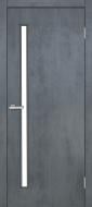Дверне полотно ОМіС Гармонія ЗС 600 мм цемент темний