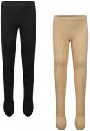 Колготки для девочек Koko Noko O56944-37 р.9/10Y черный/бежевый Колготки для девочек Koko Noko O56944-37 р.9/10Y черный/бежевый