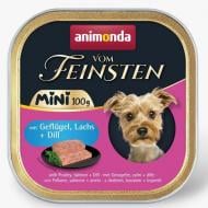 Корм вологий Animonda Vom Feinsten Mini з птицею, лососем + кріп 100 г