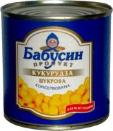 Кукурудза консервована Бабусин продукт цукрова 340 г