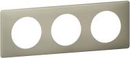 Рамка трехместная Legrand Celiane универсальная грин перкаль 66713
