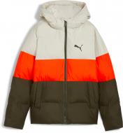 Куртка для хлопчиків зимова Puma POLY HOODED PUFFER JACKET 62650270 р.116 різнокольорова