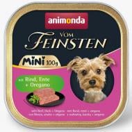 Корм влажный Animonda Vom Feinsten Mini с говядиной, уткой + орегано 100 г