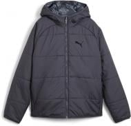 Куртка для хлопчиків демісезонна Puma REVERSIBLE PUFFER JACKET B 68283369 р.128 темно-сіра