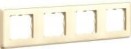Рамка четырехместная Legrand Cariva универсальная слоновая кость 773754